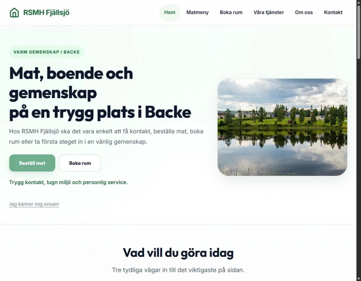 RSMH Fjällsjös startsida